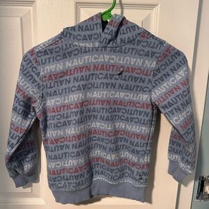 Nautica Men's Blue and Red Sweater